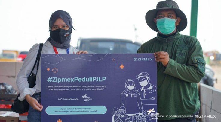 Zipmex, JXB, dan Pemprov Jakarta Berikan 3320 Paket Makanan Untuk Petugas Kemanusiaan